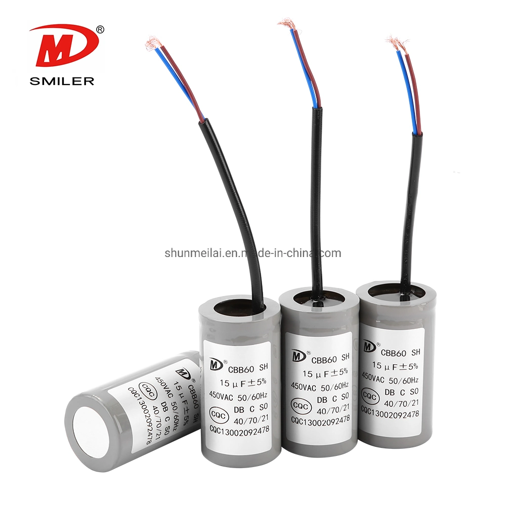 Cbb60 450V 45UF Running Motor Electric Capacitor AC Single Phase 220V Compressor Parts