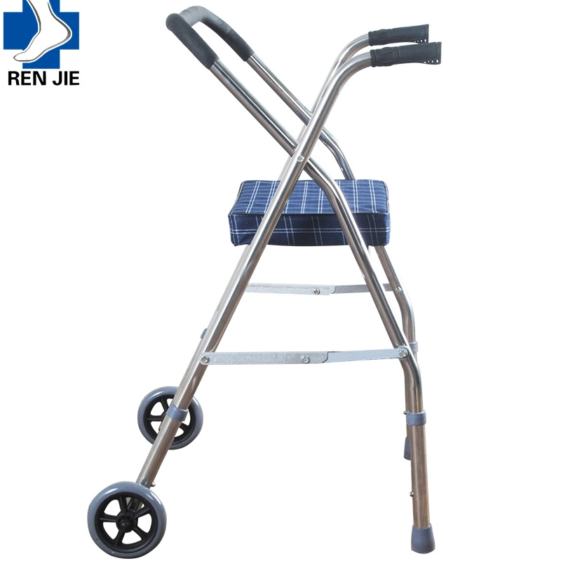 Walker con Seatwalker Directrollator de fábrica con Asiento y Asiento Footrestwalker