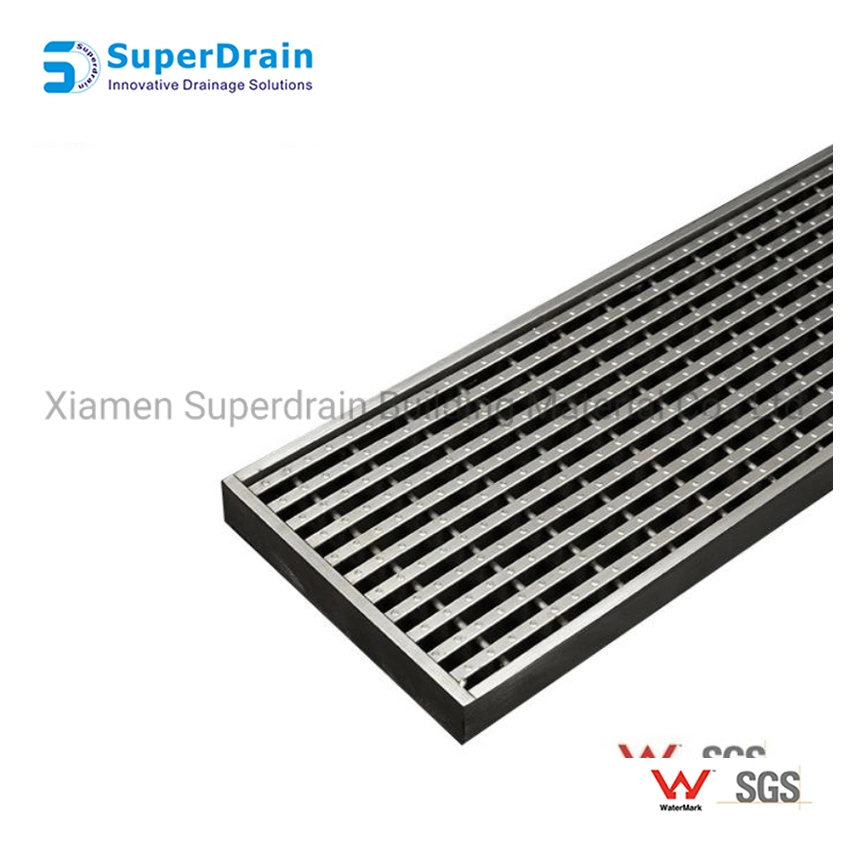 China Anti-Sliding Stainless Steel Slimline Mesh Floor Grate Drain