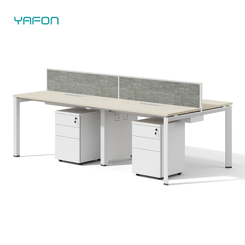 Modern Simple Steel Office Furniture 2 4 6 People Office Partitions Table Workstation