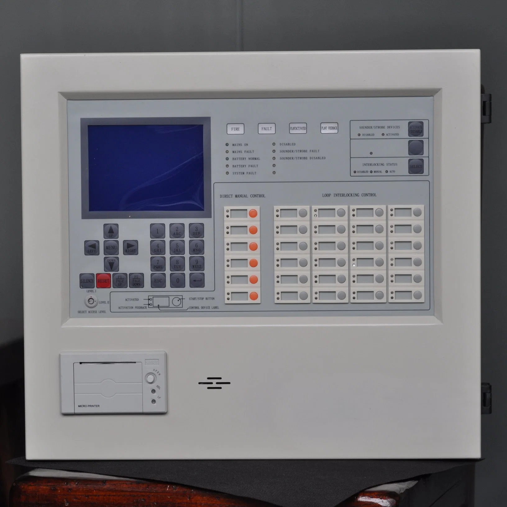 Competitive Price Addressable Fire Alarm Control Panel for Firefighting System