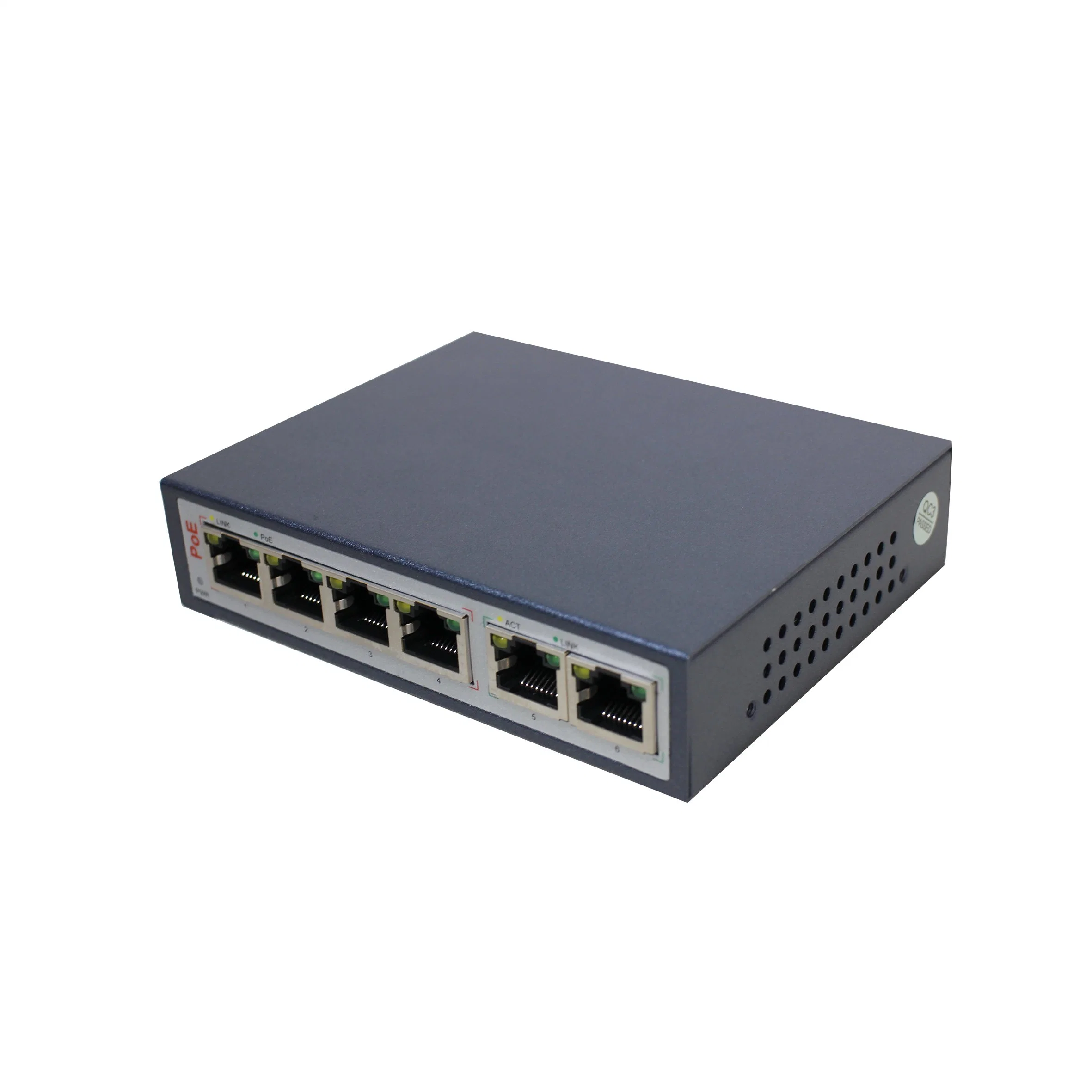 250W High Power Dante Poe Network Switch with 4 Poe Ports Professional Dante Audio Poe Switch OEM Novation Mininova