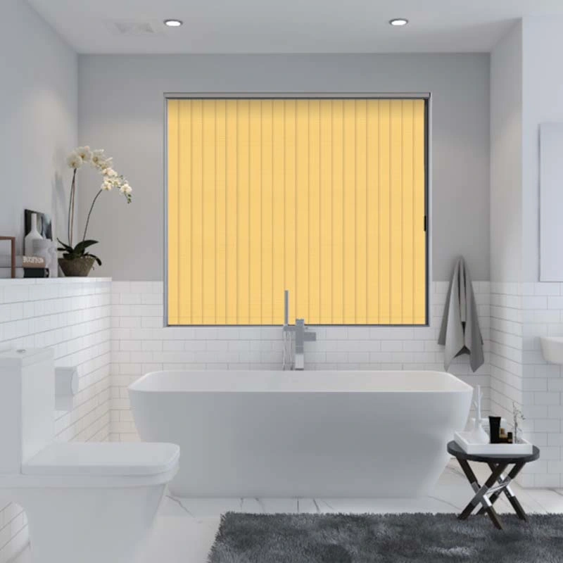 New Color Bright Vertical PVC Blinds for Bathroom