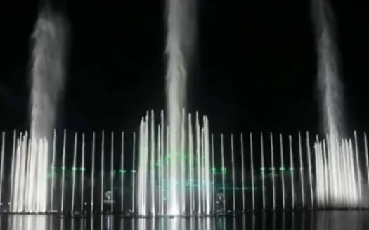 Floor Mounted LED Light Music Fountain with Long Service Life