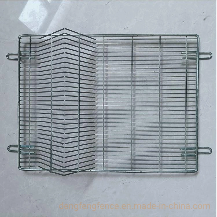 Stainless BBQ Net Barbecue Flat Type180mm X280mm BBQ Wire Mesh Barbecue