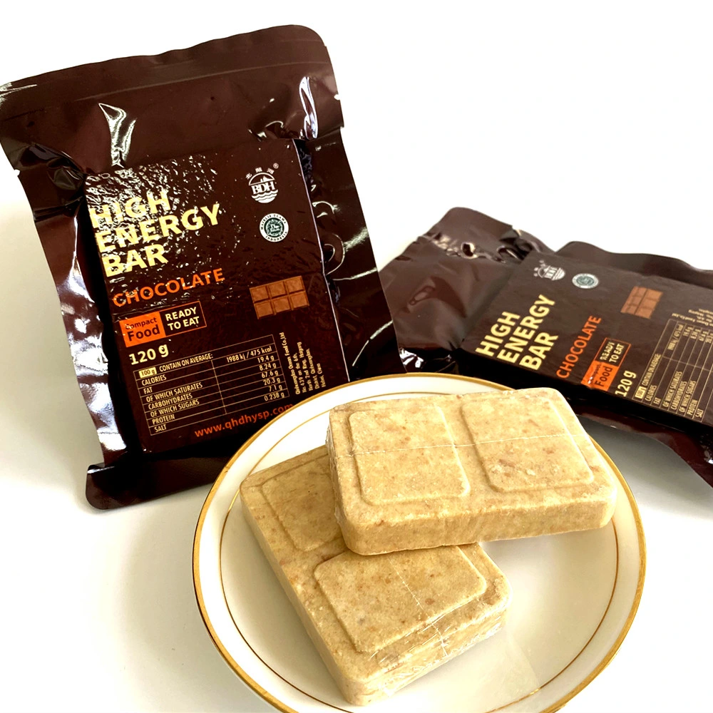 High Energy Bar Chocolate Cookies Military Biscuits Emergency Food Sample Customization