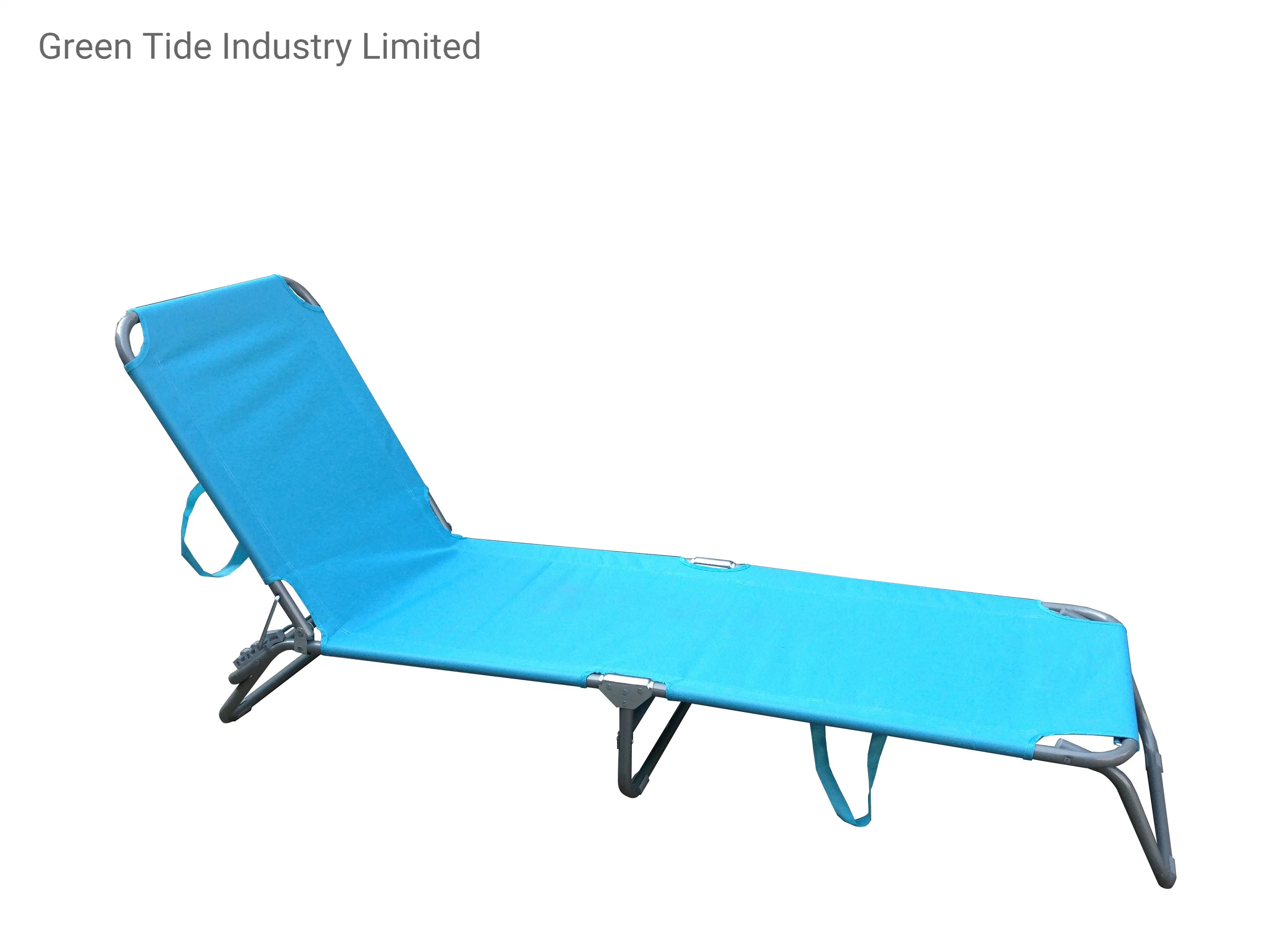 Portal Adjustable Folding Reclining Sun Lounger Beach Bed in Stock