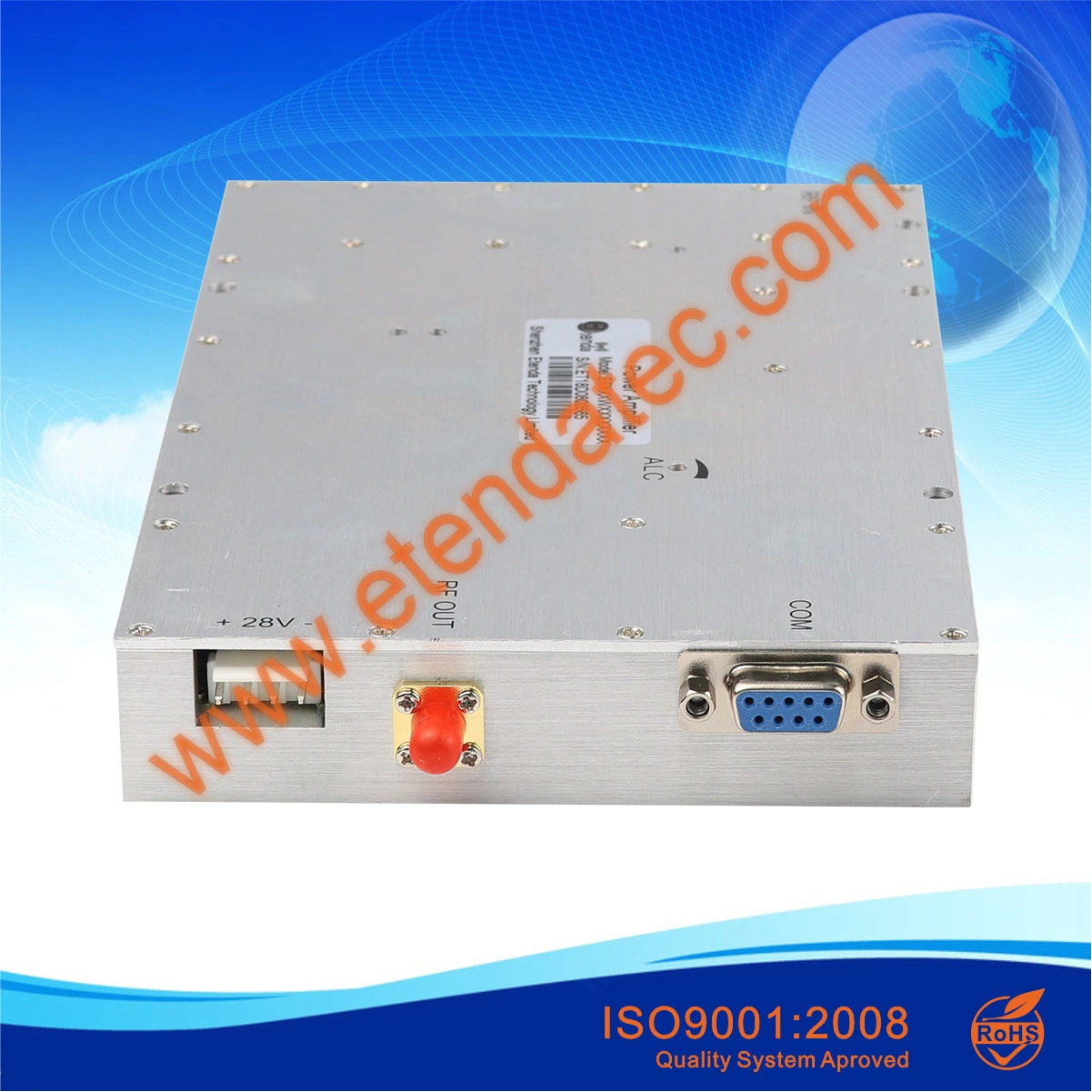 50W 500MHz to 3000MHz GaN Solid State Broadband RF Power Amplifier