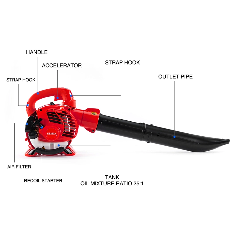 Bison Low Vibration and High Speed Engine Blower Snow Blower