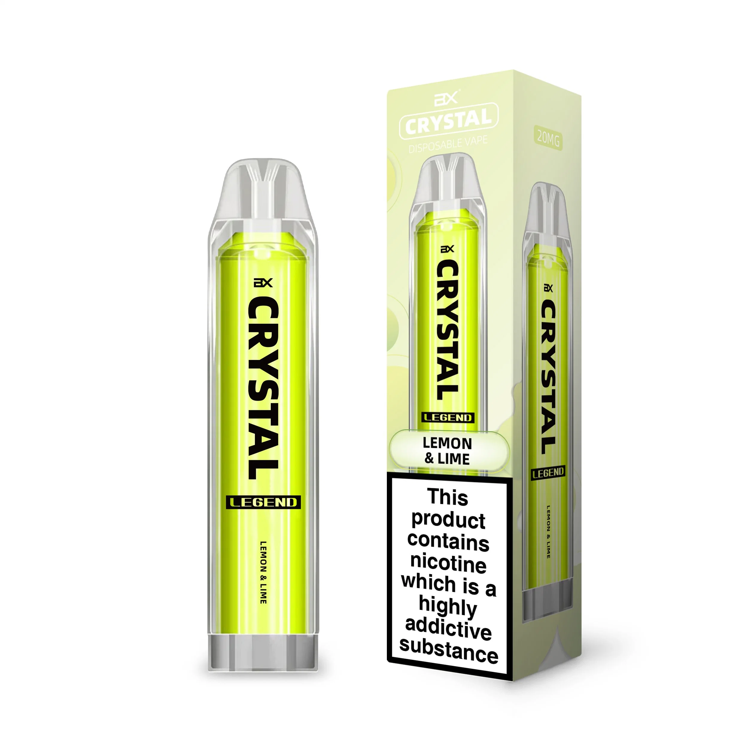 Bélgica Vape Vapeurs desechable cigarrillo electrónico al por mayor Crystal Legend 4000 inhalaciones