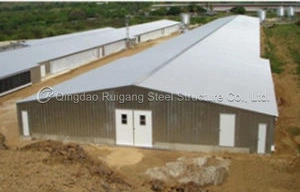 Low Cost Easy Install Prefabricated Prefab Portable Modular Mobile Expandable Luxury Light Steel Poultry Chicken Building House