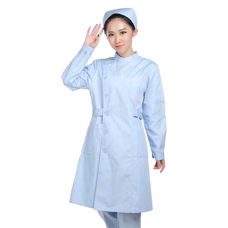 Twill Pharmacy Hospital Nurse Scrubs Breathable Beauty Salon Dental Pet Doctor Workwear