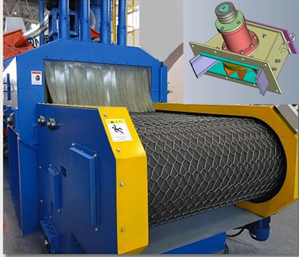 Mesh Belt grenaillage Machine