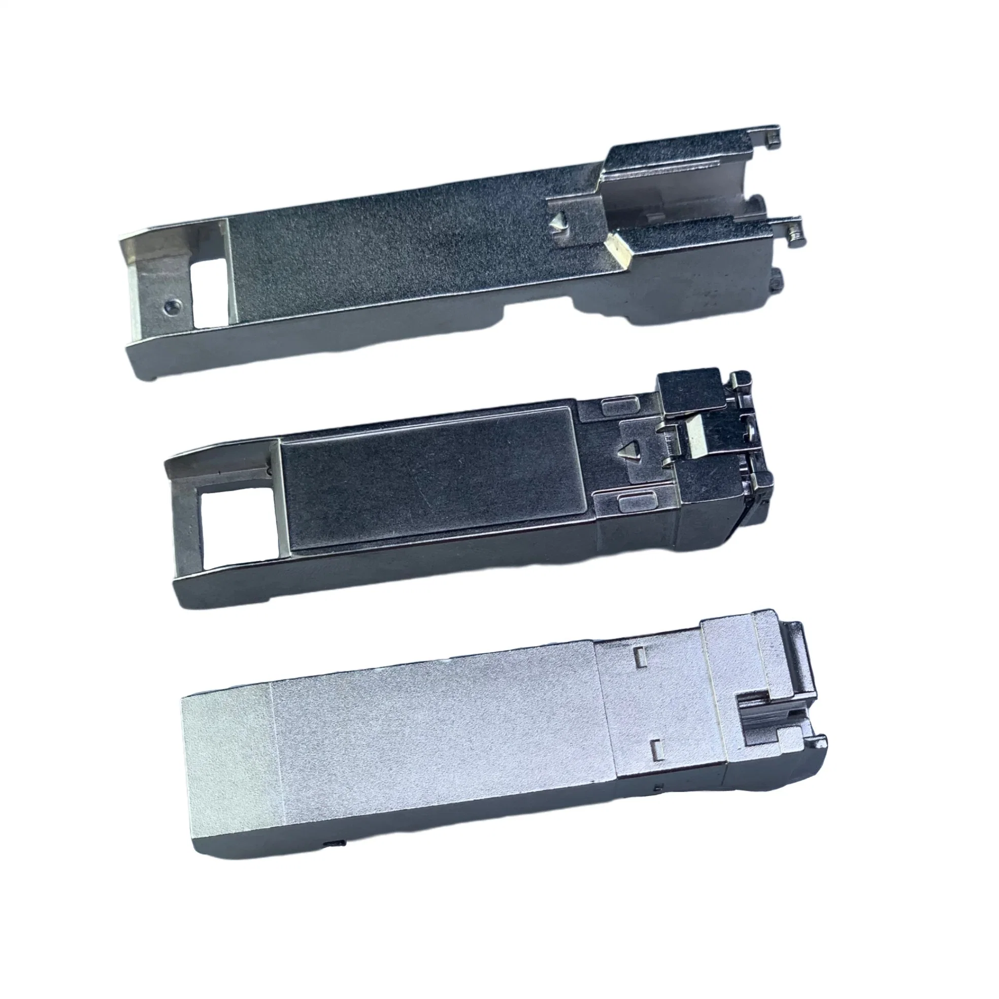 OEM/ODM Die Casting Optical Fiber Transceiver Zinc Alloy Base for SFP/SFP+ High Speed Cable