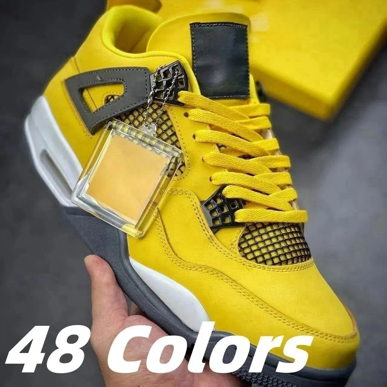 Atacadista Atletismo de Luxo Esportes de basquete AJ Air's Force Sneaker Réplicas casuais para homem Moda Senhoras Jordan 4 Branded Shoe