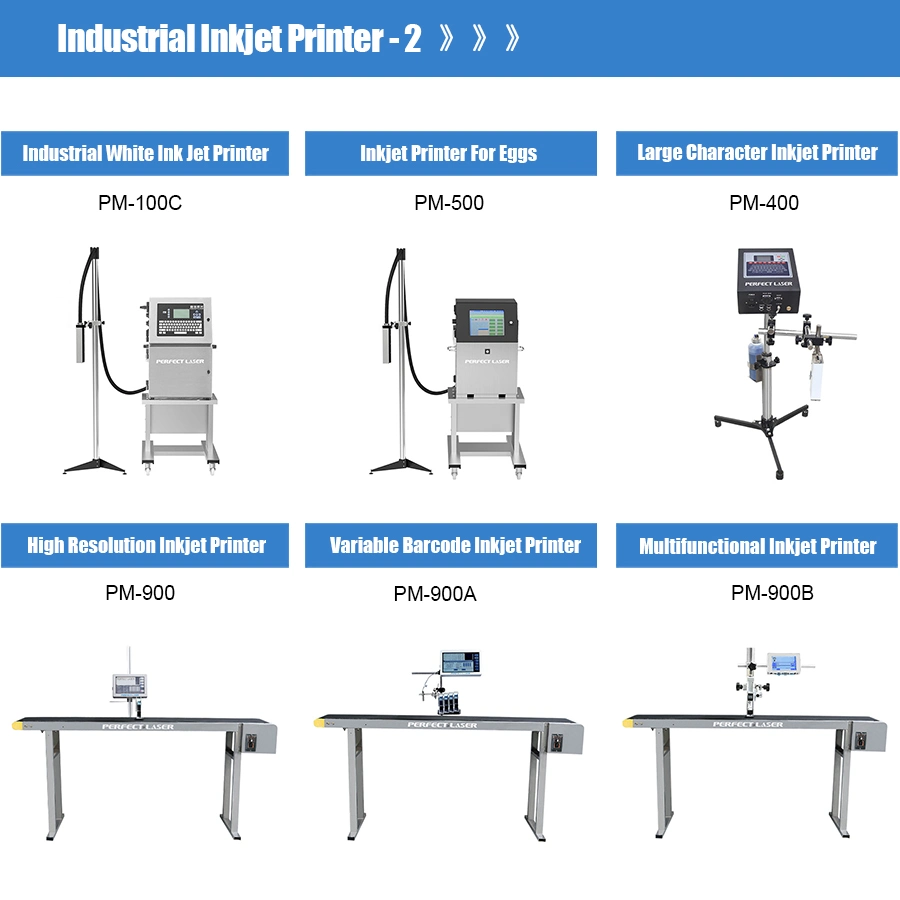 Perfect Laser-Auto Cij Digital Paper label Bottle Logo Batch Expiry Date Film Box Barcode 2D Code Industrial Inkjet Coder Printer Coding Printing Machines