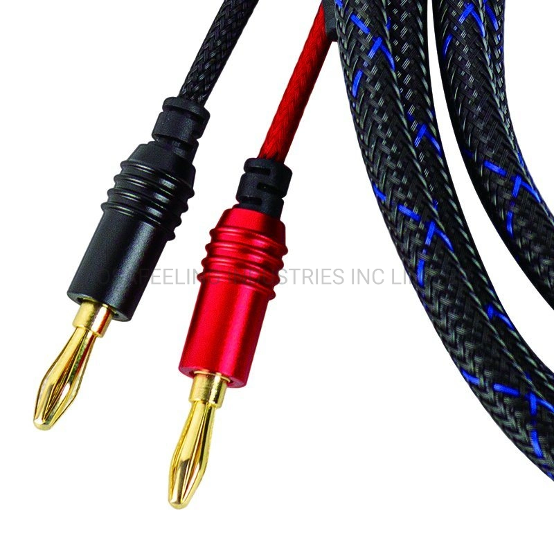 Cable de altavoz de audio de OEM con Banana