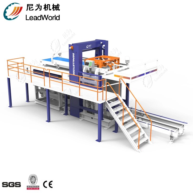 Automatic Tuna Fish Cans Depalletizer Machine Production Line