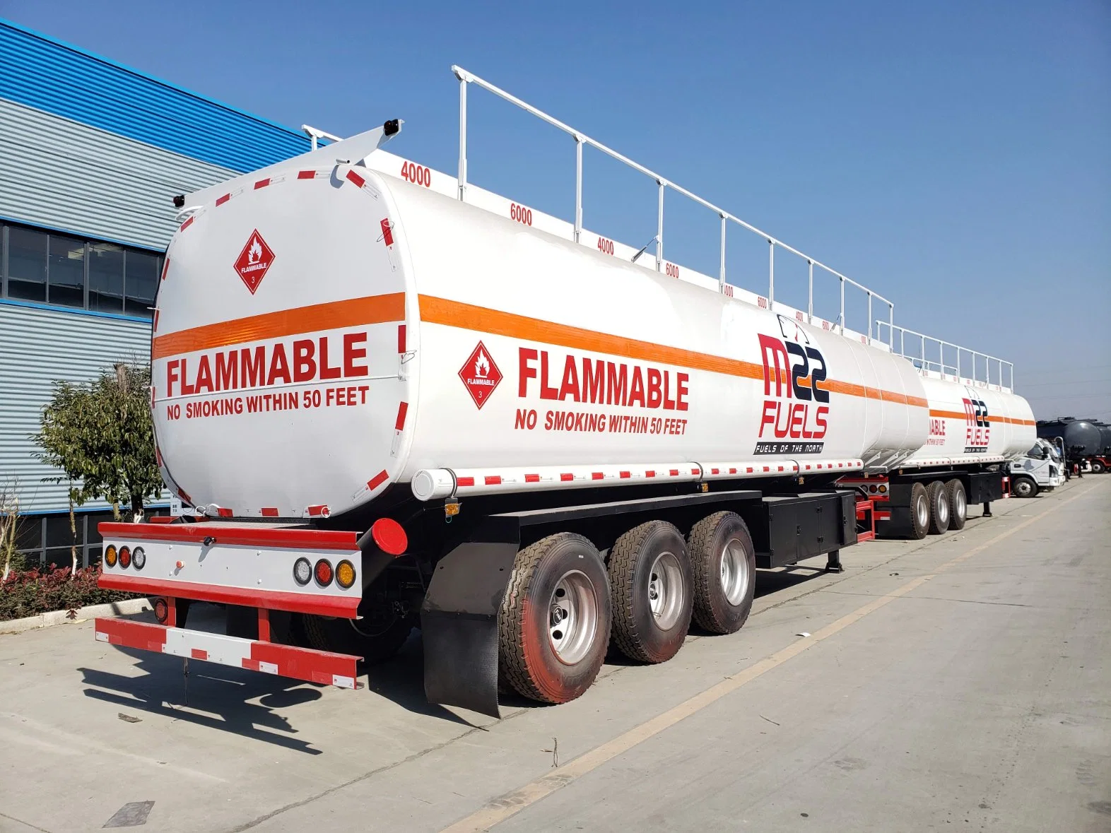 Customized 35000-60000 Litres Edible Oil Fuel Tanker Semi Trailer