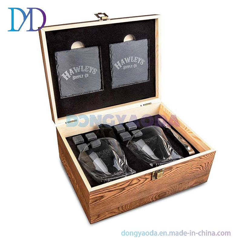 High quality/High cost performance  Hot Selling Beer Wine Dice Ice Cube Whiskey Stones Box Gift Set