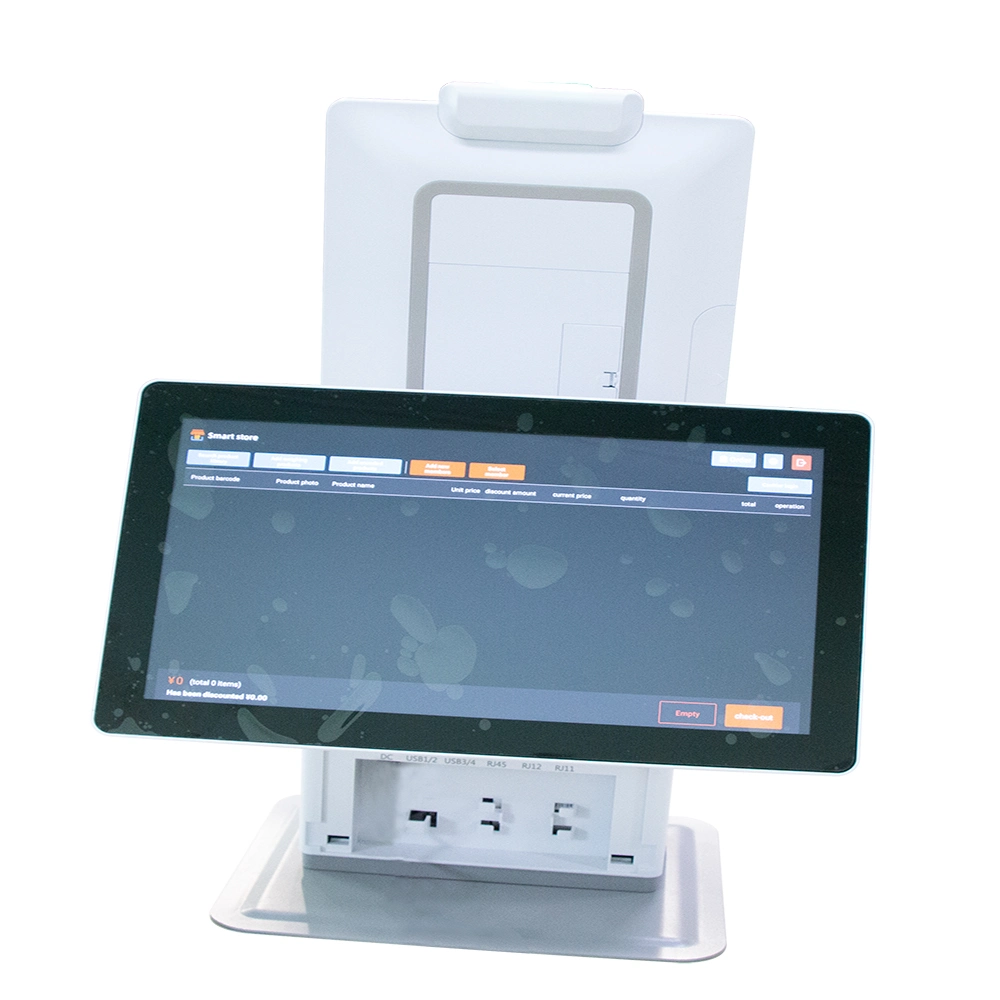 Kasse mit 58mm Drucker Supermarkt Touchscreen Kasse POS-System