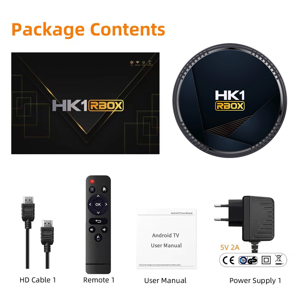 HK1 Rbox H8 4G 64G 128g Android 12 4K TV Box 2.4G 5g Dual WiFi Allwinner H618 Chip 2g 16g 4G 32g Smart Android IPTV Subscription Set Top Box