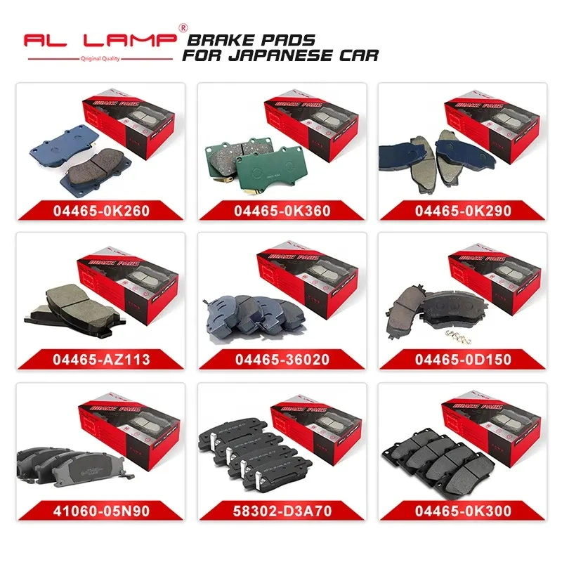 Discount Wholesale/Supplier Car Auto Parts Brake Pads for Toyota Corolla Honda Nissan Mazda Hyundai Mitsubishi KIA Subaru Suzuki Japanese Cars