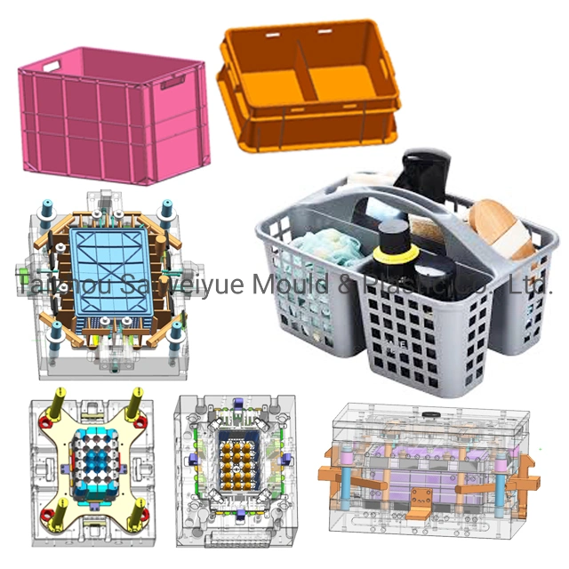 Knopf Container Case Deckel Form Kunststoff Daily Compartment Aufbewahrungsboxen Spritzguss