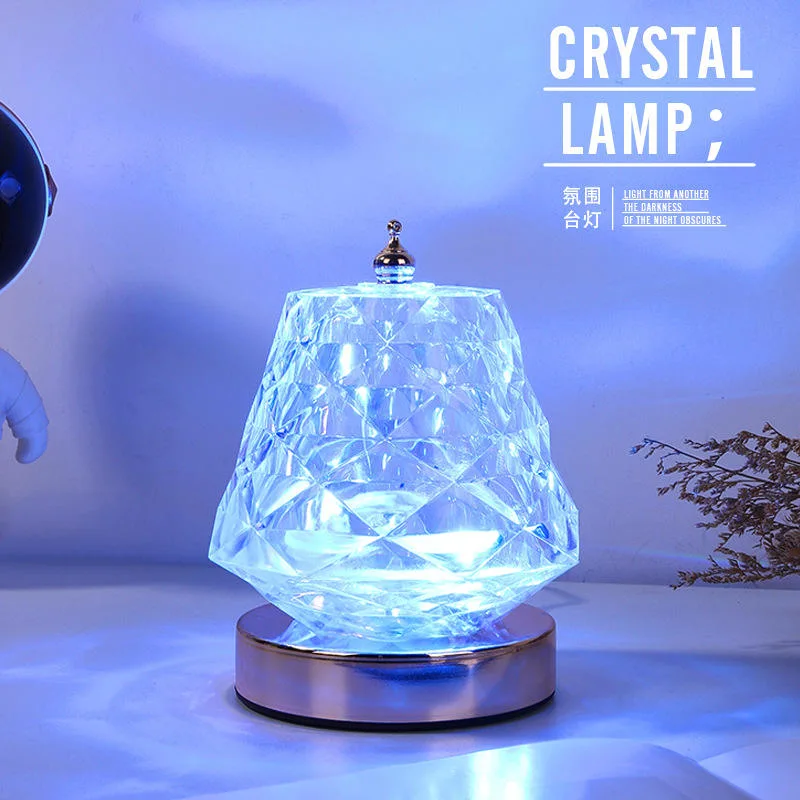 Factory Wholesale/Supplier New Morden Hotel Acrylic Crystal Home Bedroom Living Room Luxury LED Table Lamp