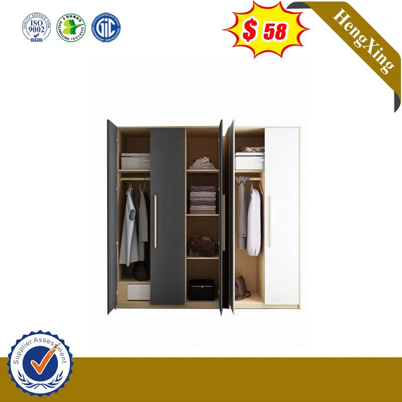 Manufactures Melamine Hotel Bedroom Furniture MDF Wardrobe with Drawers