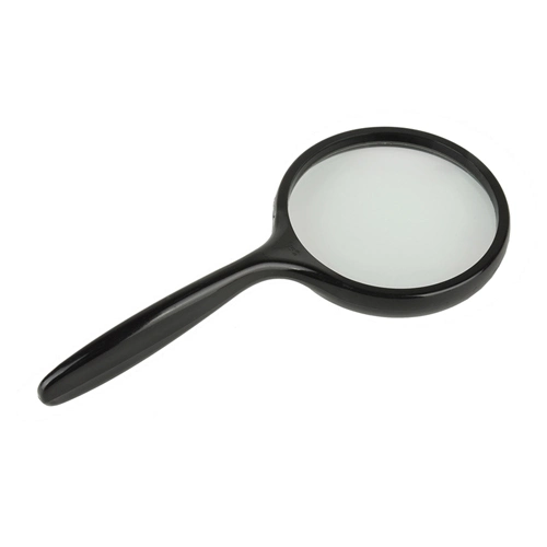 Magnifying Glass Handheld Crank Old Man Reading Newspaper Magnifier