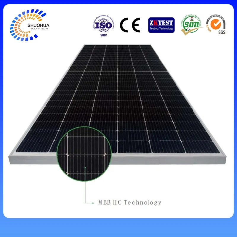 PERC 156cells 440watt Solar Mono Half Cell Solar Panel Precio IP68 Clasificación impermeable 600W Panel solar