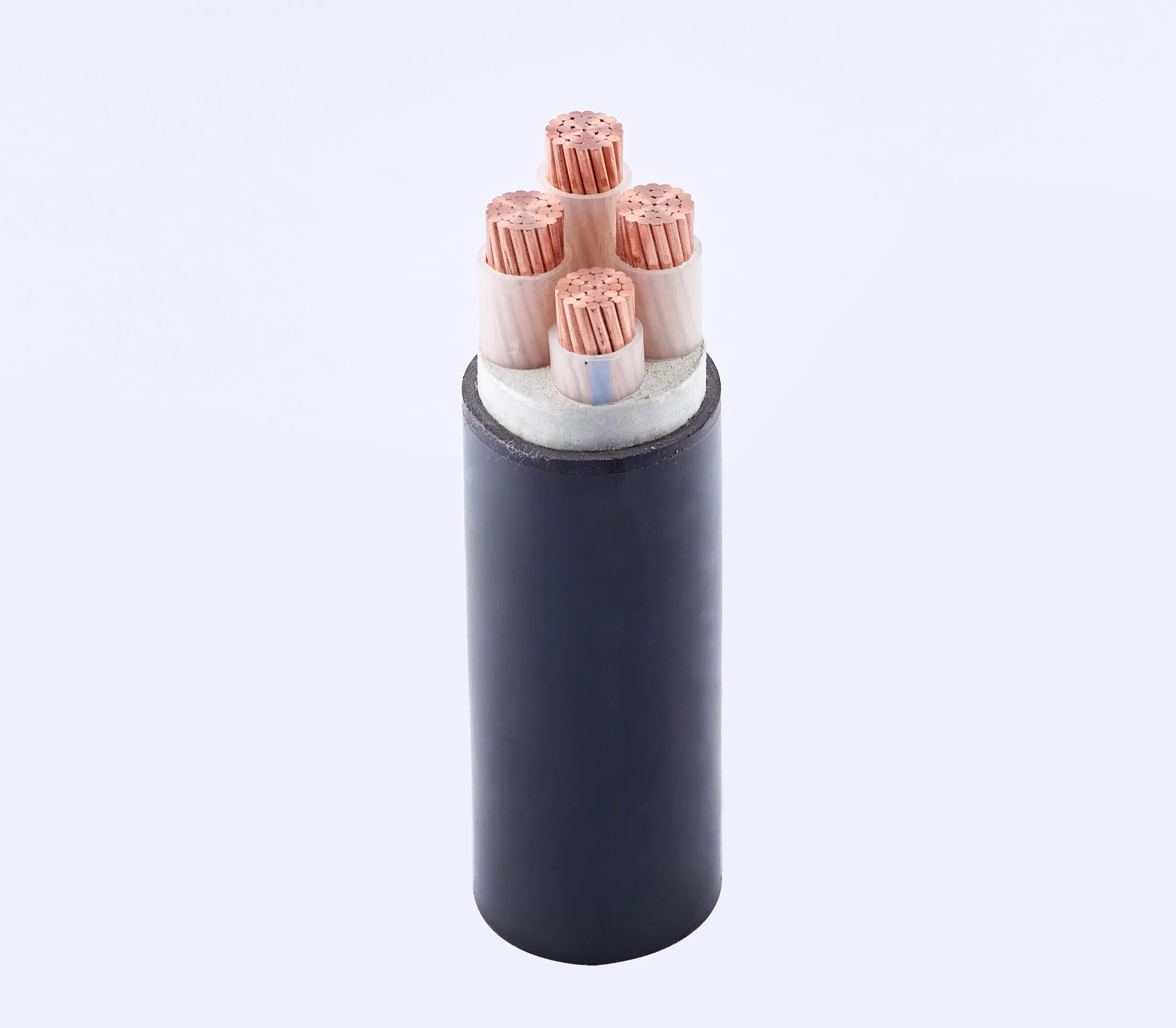 Câble d'alimentation isolé en XLPE à conducteur en cuivre/aluminium basse tension non blindé gainé en PVC.