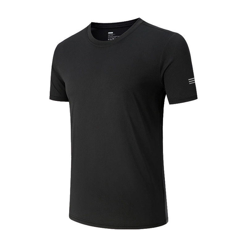 Plus Size Quick Dry Men's Sports Jogging T-Shirts remontée d'humidité hors travail Tee Shirt pour hommes