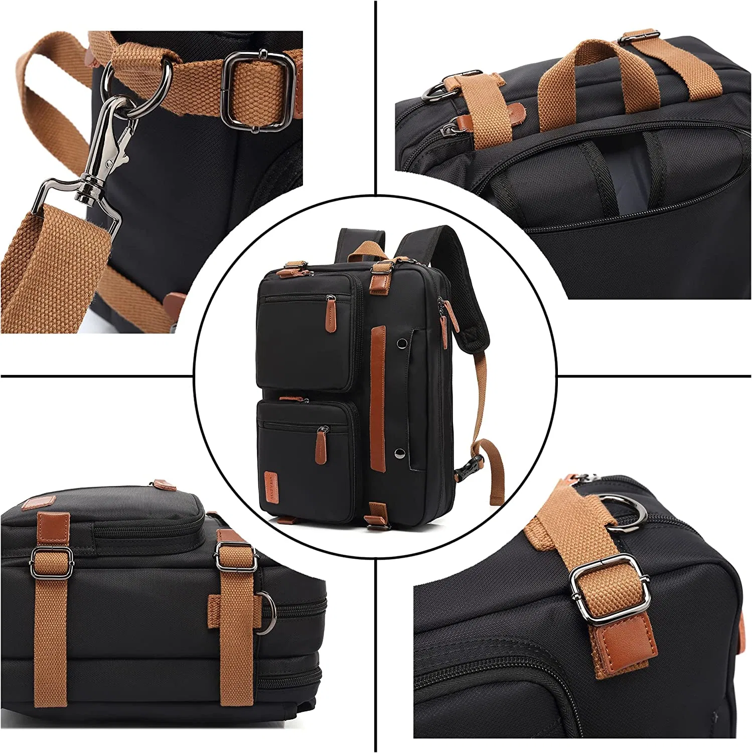 17,3 Zoll Handtasche Office Brieftasche Laptop Tasche Messenger Schultertasche Notebook-Computer für Business Casual oder Schulrucksack für Männer Frauen