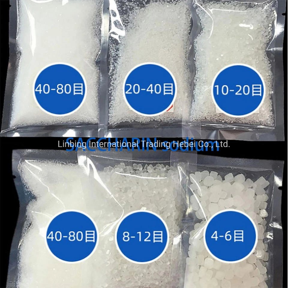 8-12 20-40 Mesh Food Grade 8-12 Mesh Sodium Saccharin Sweeteners Powder