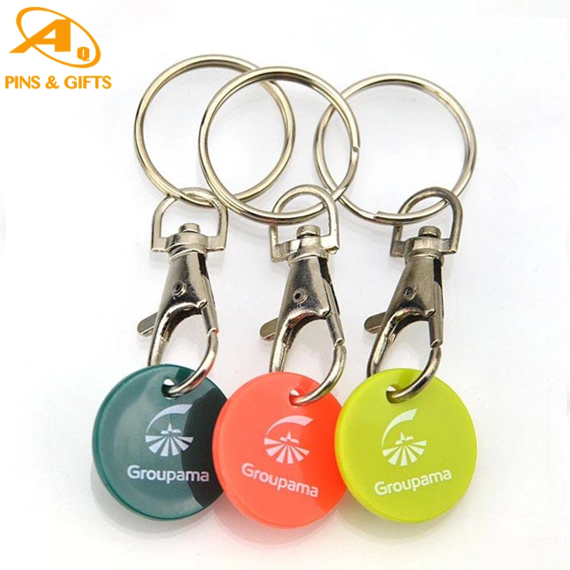 China Manufacture Trolley Chips Gaming Canada Shopping Cart House Shape Caddy Stainless Steel Baseball for Advertising Plastic Token Coin Keyring