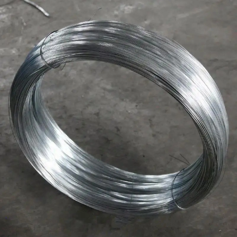 SAE 1045 2.2*2.7mm 2.4*3.0mm Hot DIP Galvanized Oval Shaped Steel Wire