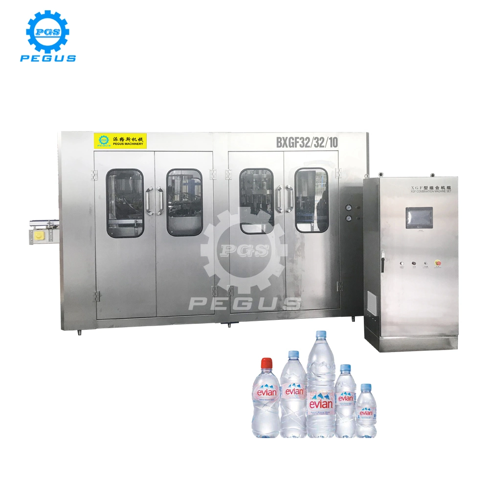 Manufacture Factory Pet Plastic Bottle Beverage Soft Drink Fill Sparking Mineral Pure Water Aqua Juice Liquid Filling Automatic Bottling Machine Price