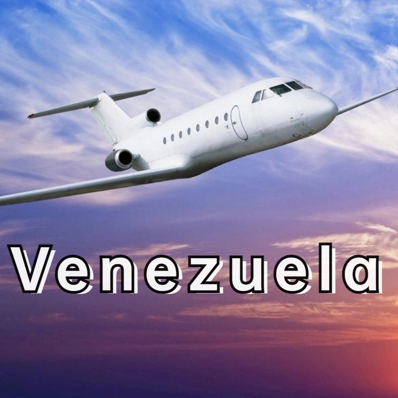 Envío aéreo desde China a Venezuela.