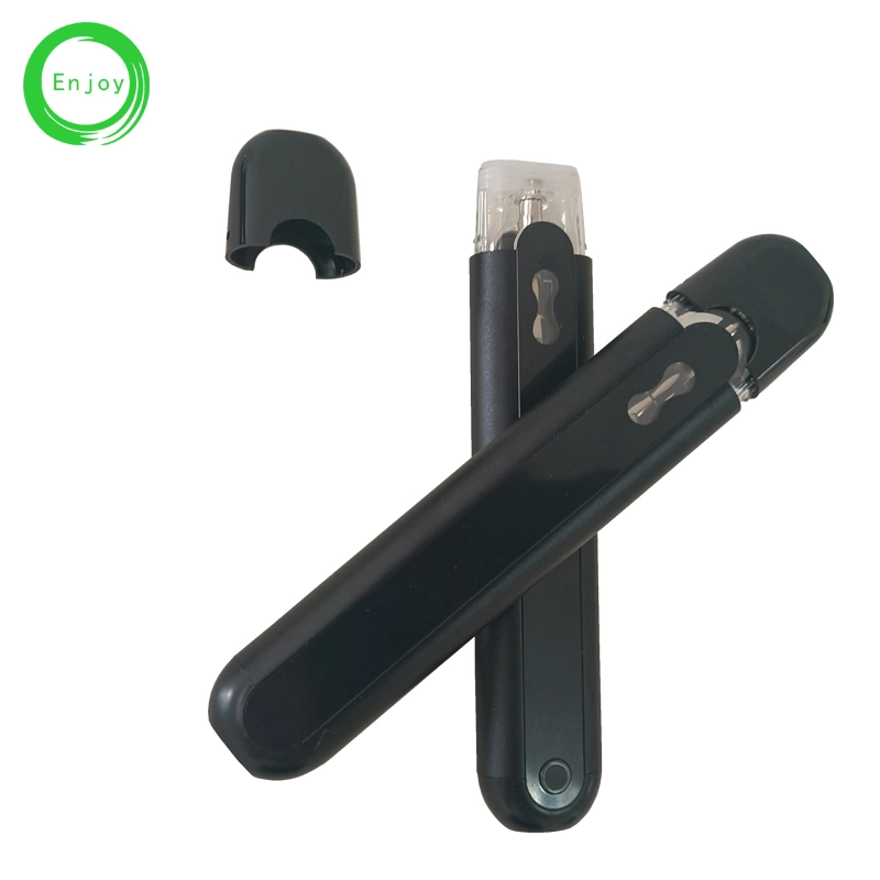 Étiquette blanche Bienvenue cartouche jetable de préchauffage de réservoir d'huile de 2 ml noir Stylo Vapes