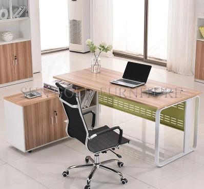 Factory Outlet Tradition Office Furniture L Shape Computer Desk Set (SZ-ODA1002)