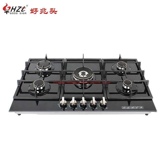 Cheap Price Built in 5 Burner Wok Burner Gas Hob