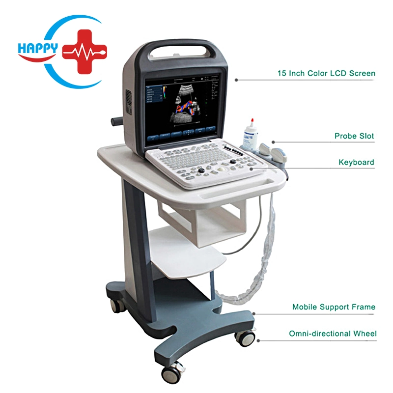 HC-A012 Super Hot 3D Color Doppler Portable B Ultrasound Scanner