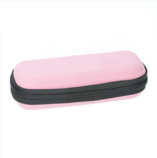 Retângulo Rosa de protecção portátil de armazenamento EVA para instrumentos médicos estetoscópio com malha interna no bolso