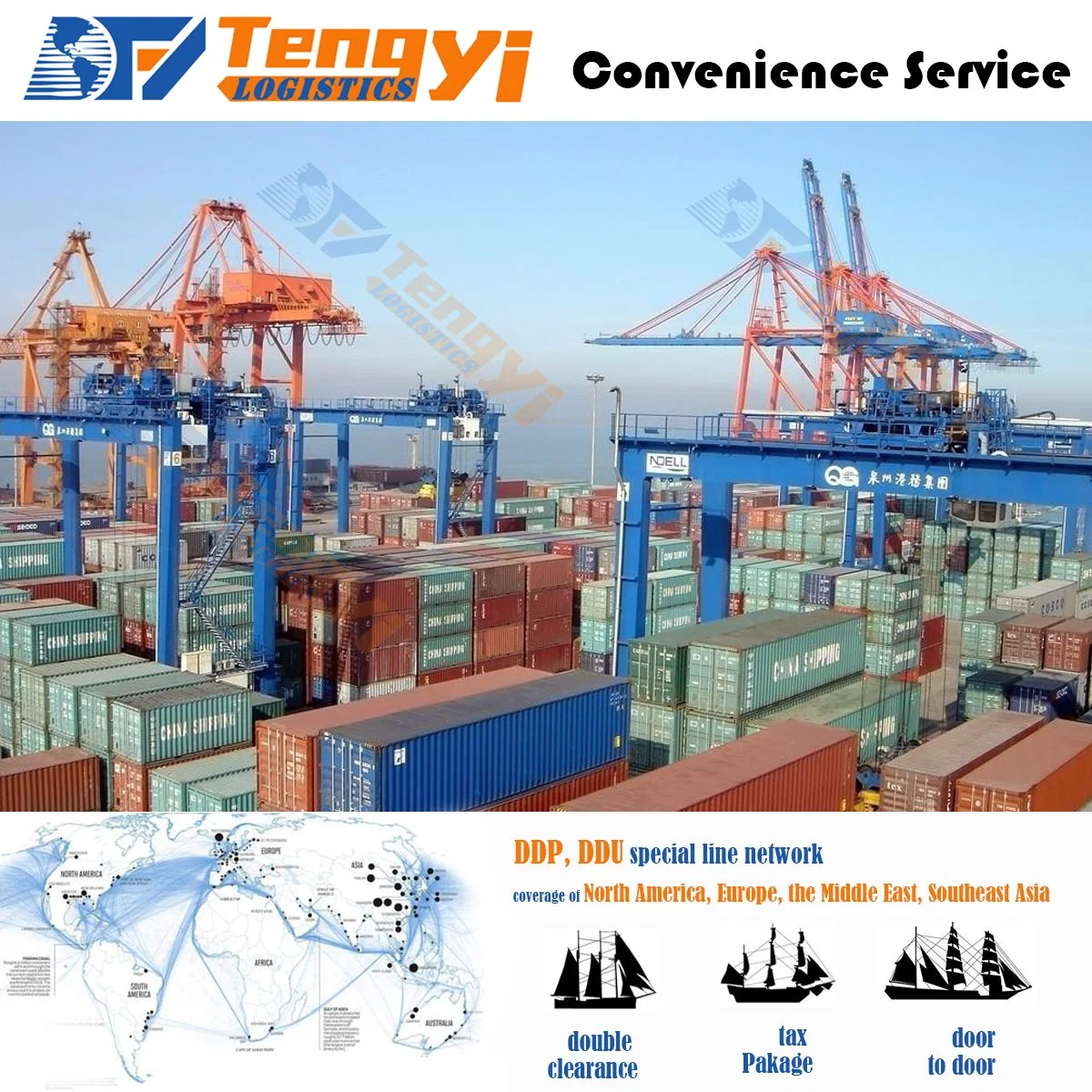 Frete Sea Amazon Warehouse Frete Transporte marítimo internacional de mercadorias de China para o mundo inteiro