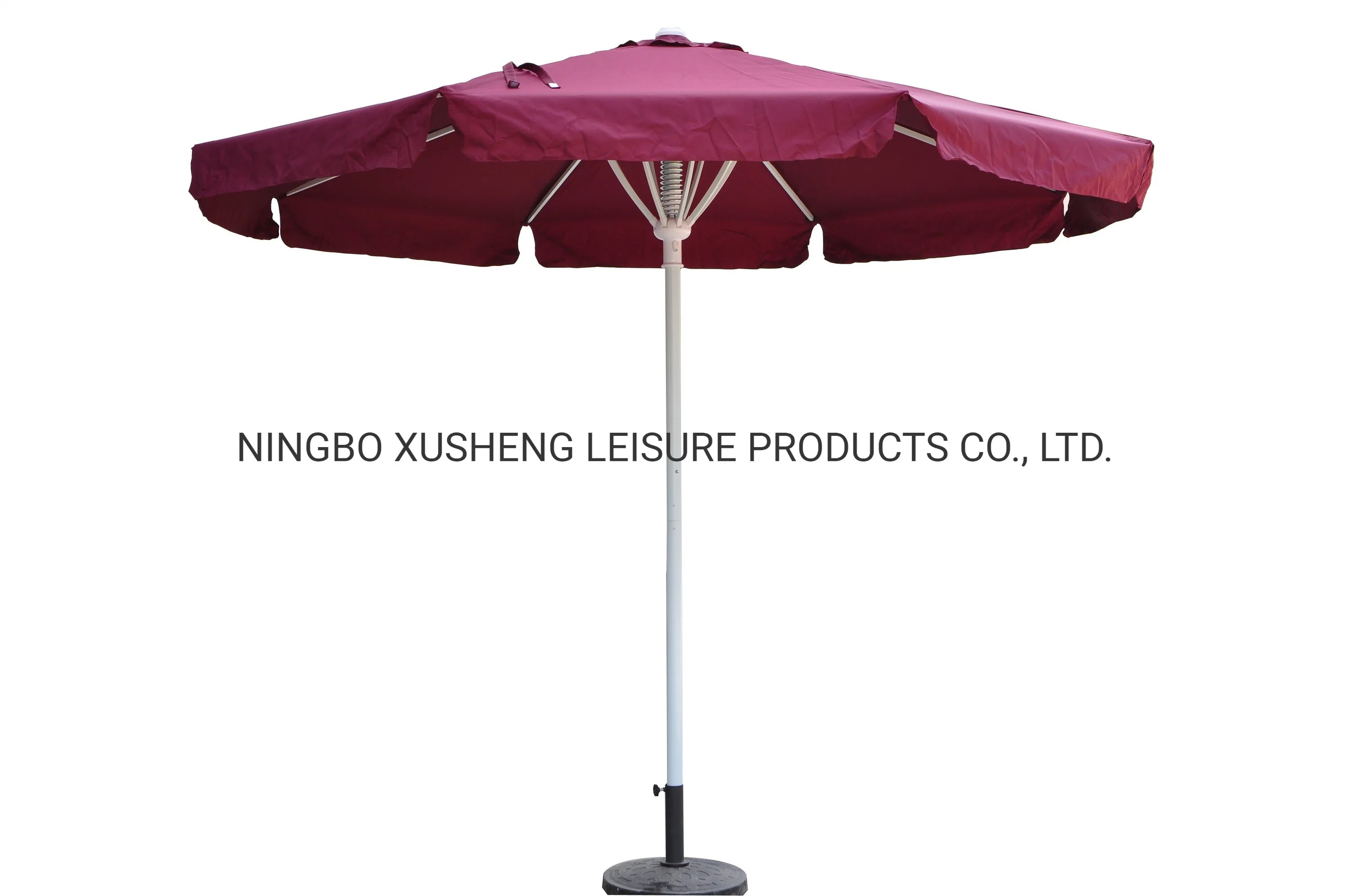 Polyester Fabric Outdoor Sunshade Garden Patio Parasols Roman Beach Folding Umbrella