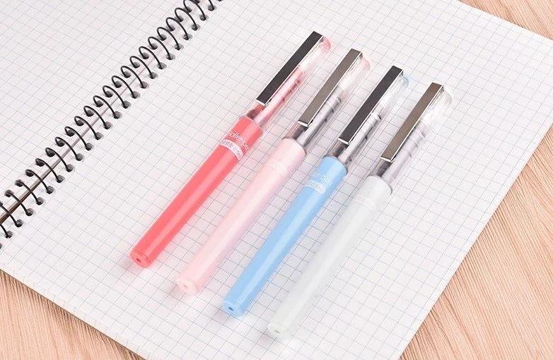 Snowhte Brand Stationery Refill Replaceable Free Ink Roller Pens Gift Pen Ball Point Pen for School Supply