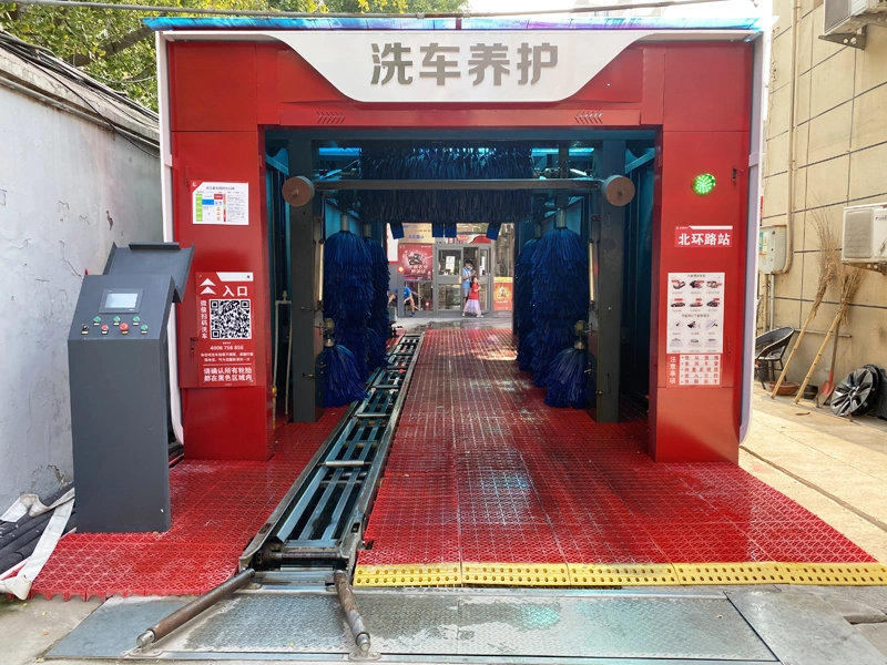 11 Tunnel de lavage de voiture de mousse de brosse Machine à laver automatique de l'équipement de lavage de voiture de nettoyage express