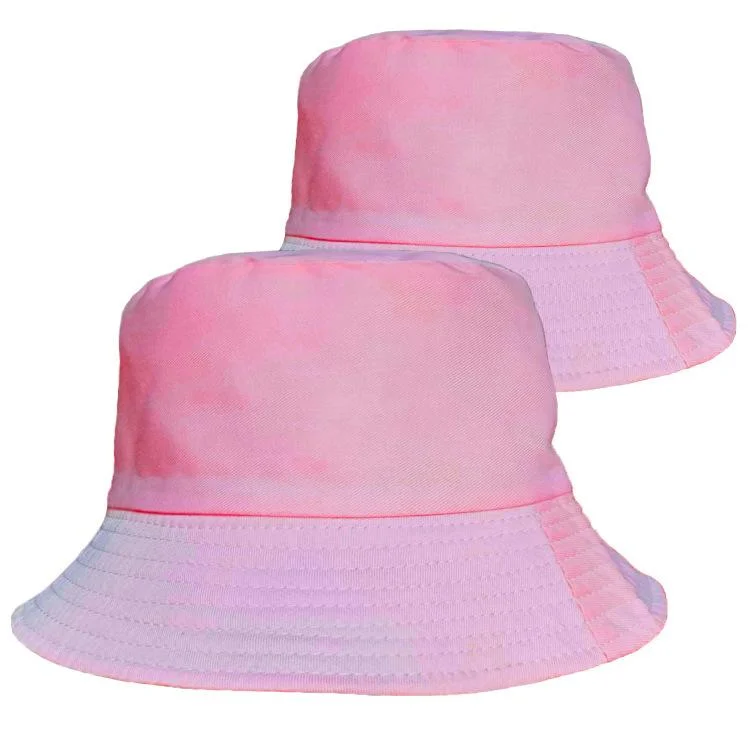 Fisherman Solid Color Kids Adult Summer Sun Caps Logo Customized Bucket Hats